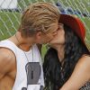 L'amour est au rendez-vous lors du premier jour du Festival de Coachella, avec Vanessa Hudgens et son petit ami Austin Butler. Indio, le 13 avril 2012.