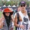 L'amour est au rendez-vous lors du premier jour du Festival de Coachella, avec Vanessa Hudgens et son petit ami Austin Butler. Indio, le 13 avril 2012.