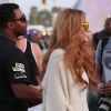 Lindsay Lohan au festival de Coachella à Indio le 15 avril 2012