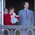  La fille de la princesse Marie et du prince Joachim, née le 24 janvier 2012, a fait sa première apparition au balcon d'Amalienborg... 
 Un rituel festif : la famille royale danoise s'est rassemblée le 16 avril 2012 au balcon du palais Christian IX d'Amalienborg, à Copenhague, pour célébrer avec la foule le 72e anniversaire de la reine Margrethe II de Danemark. 