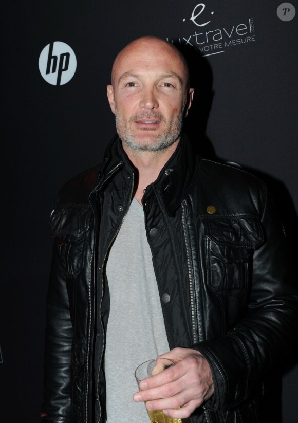 Frank Leboeuf à la soirée Before Cannes organisée par Albane Cléret, à L'Arc à Paris, le 12 avril 2012.