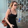 Miley Cyrus à la sortie de son cours de Pilates le 6 avril 2012 à Los Angeles