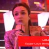 Louise lors des répétitions pour le troisième prime des lives de The Voice, diffusé le samedi 21 avril 2012 sur TF1