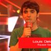 Louis lors des répétitions pour le troisième prime des lives de The Voice, diffusé le samedi 21 avril 2012 sur TF1