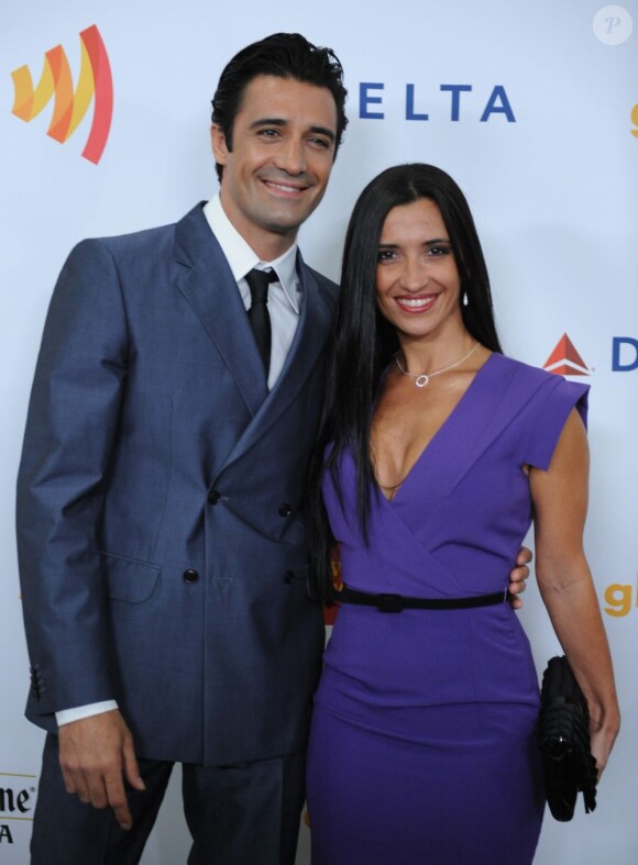 Gilles Marini et sa femme lors des GLAAD Media Awards à Los Angeles le 21 avril 2012
