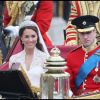 Le prince William et Kate Middleton lors de leur mariage, le 29 avril 2011