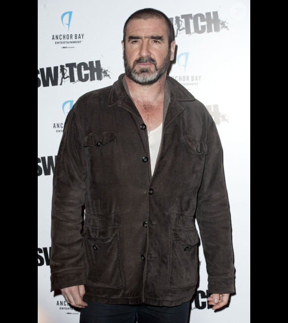 Eric Cantona le 26 mars 2012 à Londres