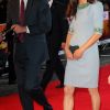 Le prince William et Kate Middleton, duc et duchesse de Cambridge, à la première du documentaire African Cats réalisé par Guy Ritchie et narrée par Patrick Stewart au profit du Tusk Trust dont le prince de Galles est le parrain. A Londres, le 25 avril 2012.