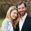 Le prince Guillaume, grand-duc héritier de Luxembourg, et sa fiancée la comtesse Stéphanie de Lannoy. Leurs fiançailles ont été annoncées le 26 avril 2012.