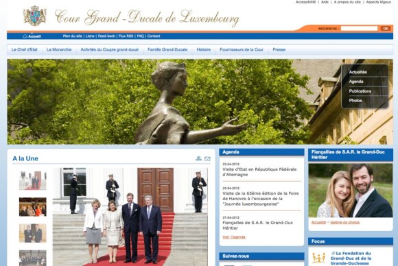 La cour grand-ducale de Luxembourg a annoncé le 26 avril 2012 les fiançailles du prince Guillaume, grand-duc héritier de Luxembourg, et de la comtesse Stéphanie de Lannoy.