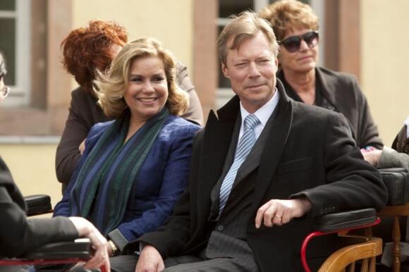 Le grand-duc Henri de Luxembourg et son épouse la grande-duchesse Maria Teresa étaient en visite officielle en Allemagne du 23 au 25 avril 2012.