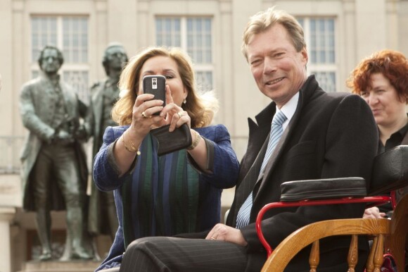Le grand-duc Henri de Luxembourg et son épouse la grande-duchesse Maria Teresa étaient en visite officielle en Allemagne du 23 au 25 avril 2012.