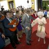 Mariage de Cayetana, 18e duchesse d'Albe, et d'Alfonso Diez au palais Las Duenas à Seville le 5 octobre 2011
