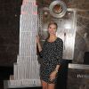 Heidi Klum a illuminé l'Empire State Building le 26 avril 2012 à New York