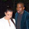 Kanye West et Kim Kardashian à New York, le 27 avril 2012.