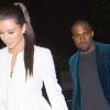 Kanye West et la très médiatique Kim Kardashian à New York, le 27 avril 2012.