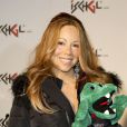 Mariah Carey en conférence de presse à Ischgl. Le 30 avril 2012.
