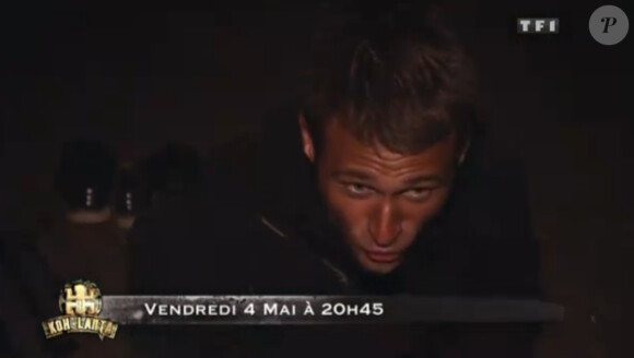Freddy est très déçu par Maud dans la bande-annonce de Koh Lanta : La Revanche des héros, diffusé le vendredi 4 mai 2012 sur TF1