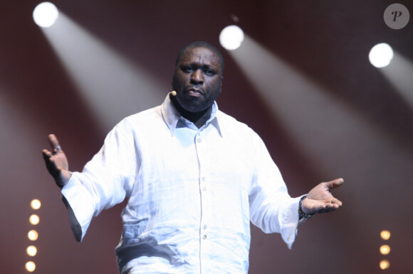 Mouss Diouf, en février 2009, au théâtre du Gymnase à Paris.