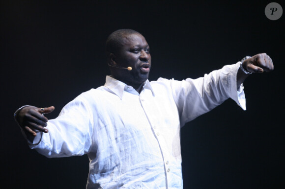 Mouss Diouf, en février 2009, au théâtre du Gymnase à Paris.