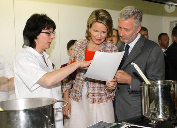 Alors, cette recette ? Le prince Philippe et la princesse Mathilde de Belgique se déplaçaient le 9 mai 2012 à Turnhout pour le 800e anniversaire de la ville.