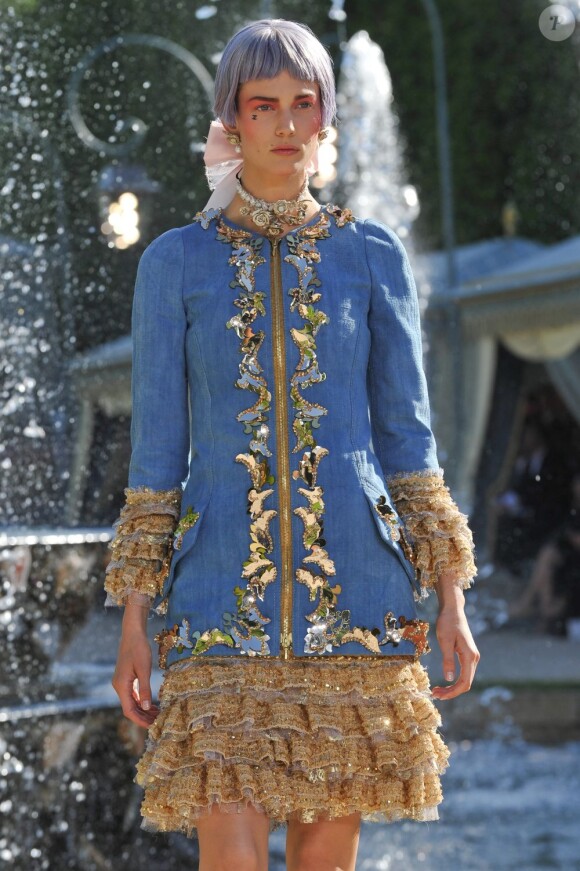 Défilé Chanel Croisière 2012-2013 au Château de Versailles. Le 14 mai 2012.