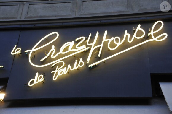 Le Crazy Horse à Paris, le 12 mars 2012.