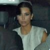 Kanye West et Kim Kardashian sortent à Londres du restaurant Zuma le 16 mai 2012