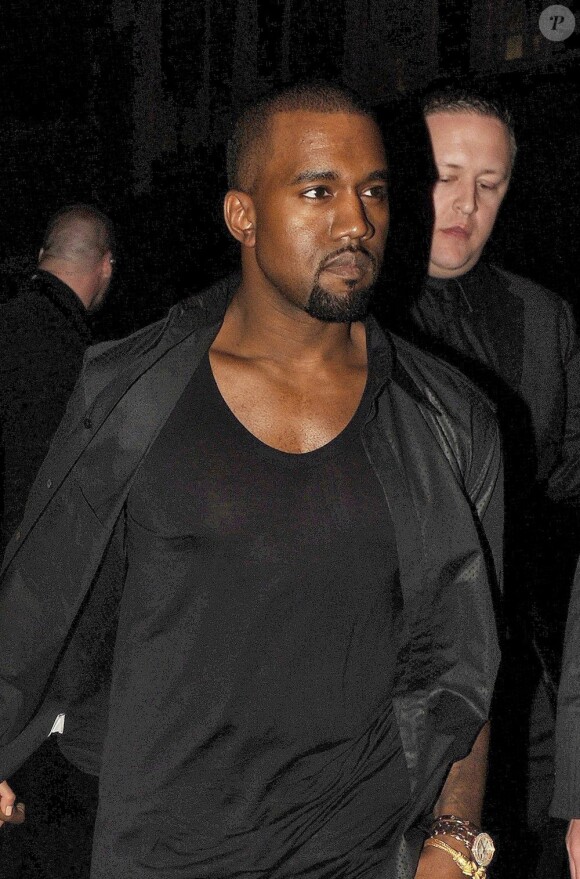 Kanye West à Londres va au restaurant Zuma le 16 mai 2012
