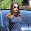 Mila Kunis sur le tournage du film Blood Ties, à New York le 17 mai 2012.