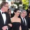 Paul Bettany, Jennifer Connelly, Robert De Niro, Grace Hightower et James Woods pour la présentation d'Il était une fois en Amérique à Cannes, le 18 mai 2012.