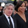Robert De Niro et Grace Hightower pour la présentation d'Il était une fois en Amérique à Cannes, le 18 mai 2012.