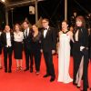L'équipe de Laurence Anyways de Xavier Dolan au Festival de Cannes 2012, vendredi 18 mai.