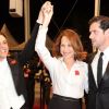 Nathalie Baye et Melvil Poupaud au Festival de Cannes 2012, vendredi 18 mai, pour la présentation de Laurence Anyways de Xavier Dolan.