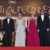 L'équipe du film Reality de Matteo Garone au Festival de Cannes 2012, vendredi 18 mai.