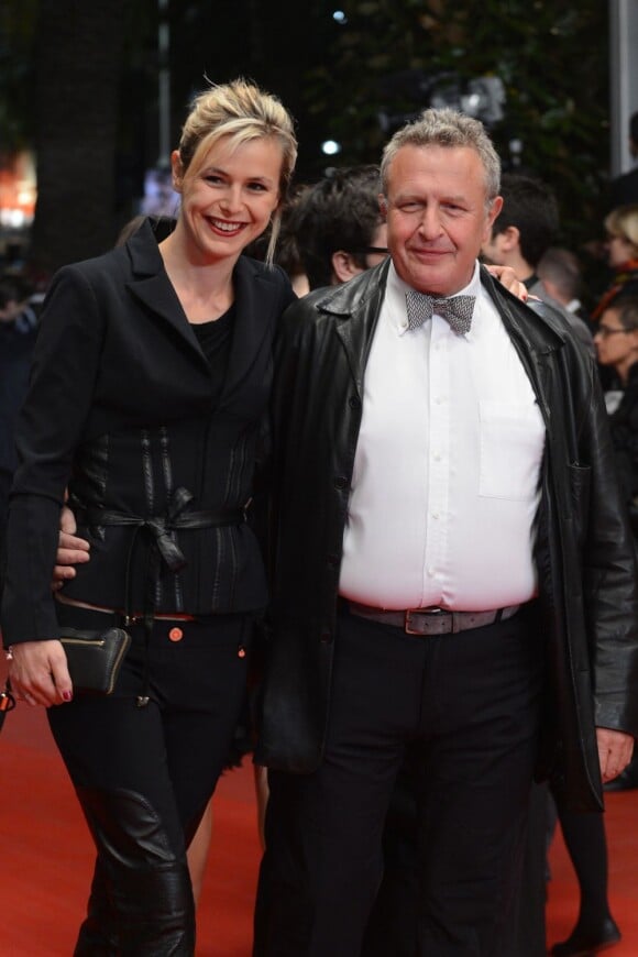 Michel Field et sa compagne au Festival de Cannes 2012, vendredi 18 mai.
