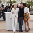 Tim Roth et Leïla Bekhti, président du jury et jurée de la sélection Un Certain Regard au Festival de Cannes, ont découvert le film  Laurence Anyways  du jeune Canadien Xavier Dolan samedi 19 mai 2012.