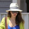 Jessica Alba en route pour déjeuner en famille, à Los Angeles le 20 mai 2012.