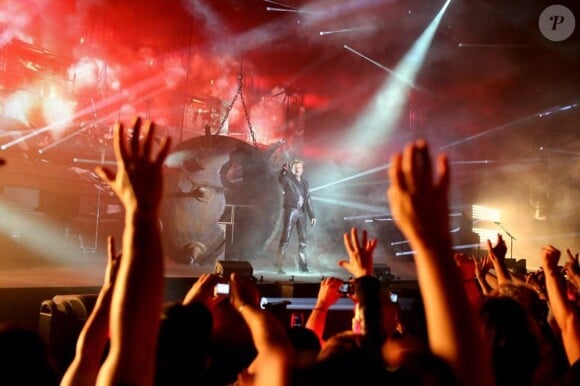 Johnny Hallyday en concert à l'Arena de Montpellier les 14, 15, 17 et 18 mai 2012