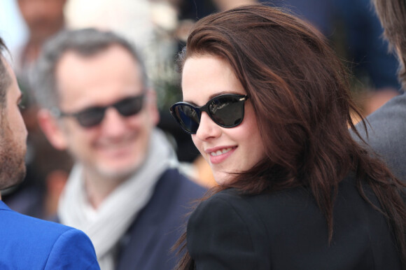 Kristen Stewart lors du photocall du film Sur la route lors du Festival de Cannes le 23 mai 2012