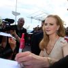 Nicole Kidman arrivant sur le plateau du Grand Journal de Canal+ le 23 mai 2012 à Cannes