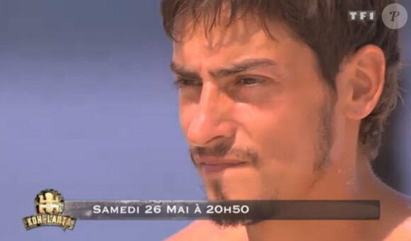 Claude dans la bande-annonce de Koh Lanta - La Revanche des héros sur TF1 le samedi 26 mai 2012.
