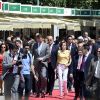 Felipe et Letizia d'Espagne inauguraient le 25 mai 2012 le 71e Salon du livre de Madrid.