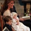 Baptême à Mogeltonder le 20 mai 2012 de la princesse Athena de Danemark, née le 24 janvier, deuxième enfant du prince Joachim et de la princesse Marie.