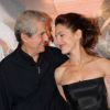 Claude Lelouch et Audrey Dana lors de l'avant-première du film Ces Amours-là en septembre 2010