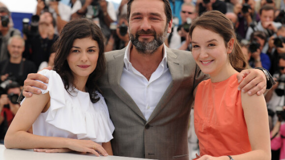Cannes 2012 - Audrey Tautou et Gilles Lellouche rendent hommage à Claude Miller