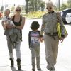 Gwen Stefani emmène ses fils Kingston et Zuma à la ferme pour l'anniversaire de son aîné. Moorpark, Californie, le 26 mai 2012.