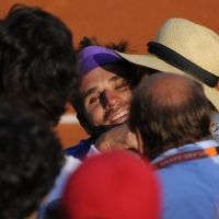 Roland-Garros : Nolwenn Leroy en extase devant Arnaud Clément, son 'Hitchcock' !