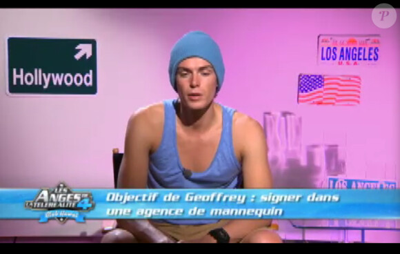 Geoffrey dans Les Anges de la télé-réalité 4 le mardi 29 mai 2012 sur NRJ 12