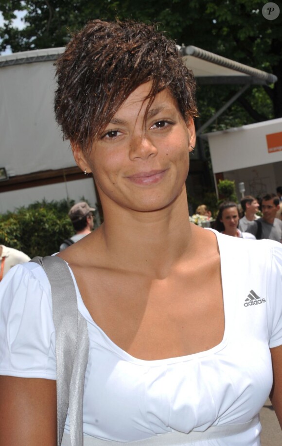 Coralie Balmy au tournoi de Roland-Garros, à Paris le 30 mai 2012